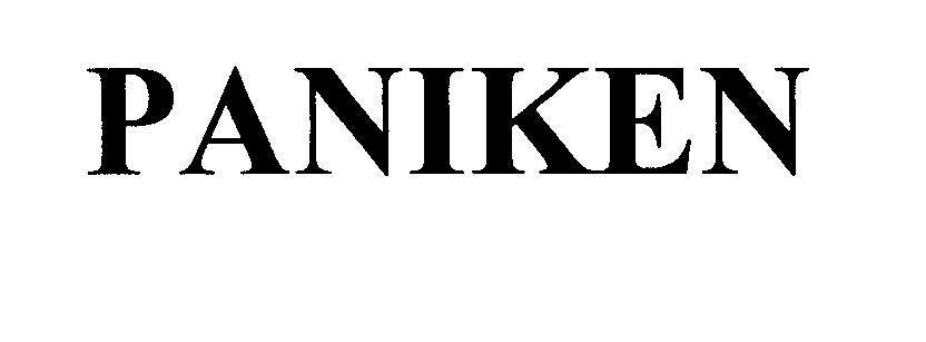 Mẫu nhãn hiệu PANIKEN