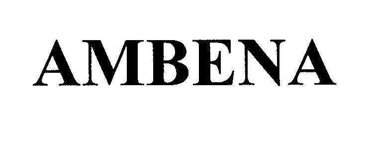 Mẫu nhãn hiệu AMBENA