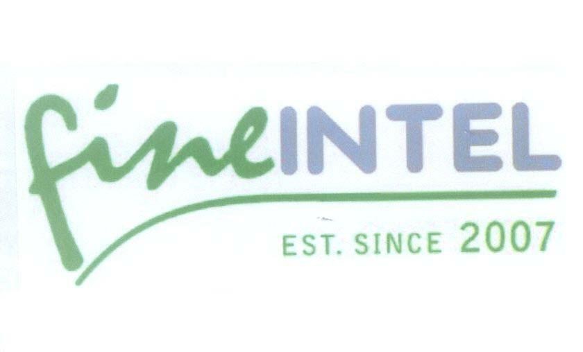 Mẫu nhãn hiệu Fine INTEL EST.SINCE 2007