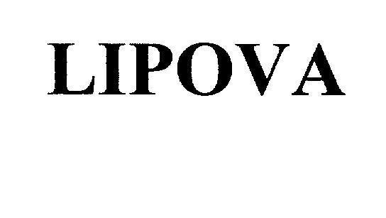 Mẫu nhãn hiệu LIPOVA