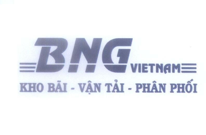 Mẫu nhãn hiệu BNG VIETNAM Kho Bãi - Vận Tải - Phân Phối