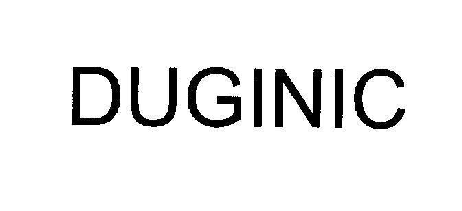 Mẫu nhãn hiệu DUGINIC