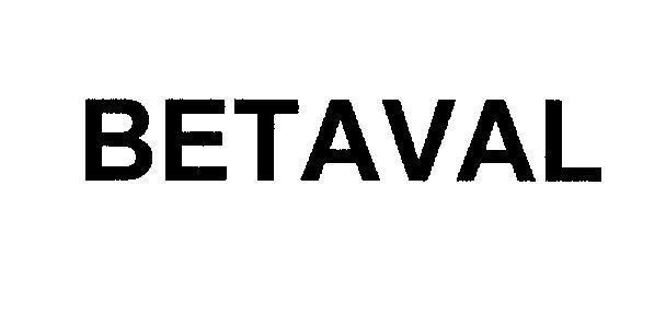 Mẫu nhãn hiệu BETAVAL
