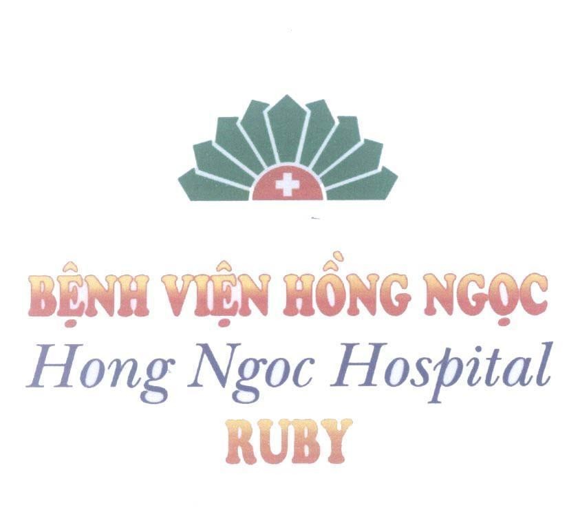 Mẫu nhãn hiệu Bệnh Viện Hồng Ngọc Hong Ngoc Hospital RUBY