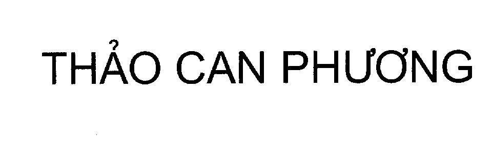 Mẫu nhãn hiệu Thảo Can Phương