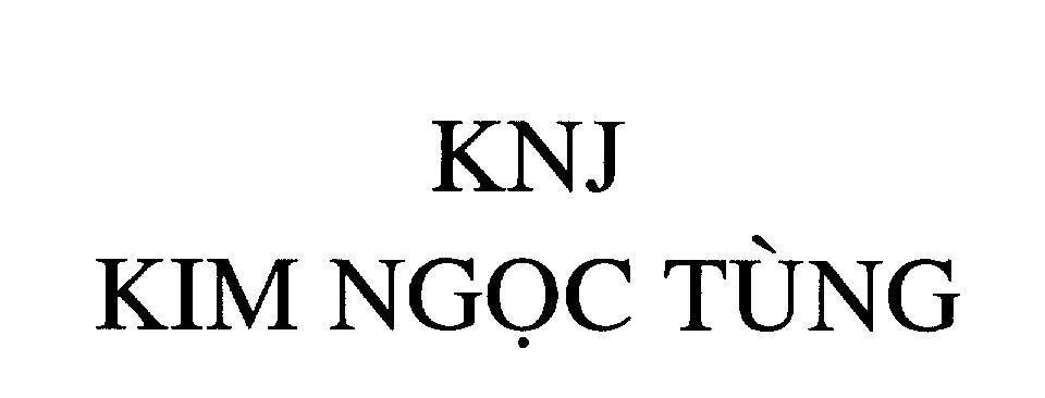 Mẫu nhãn hiệu KNJ Kim Ngọc Tùng