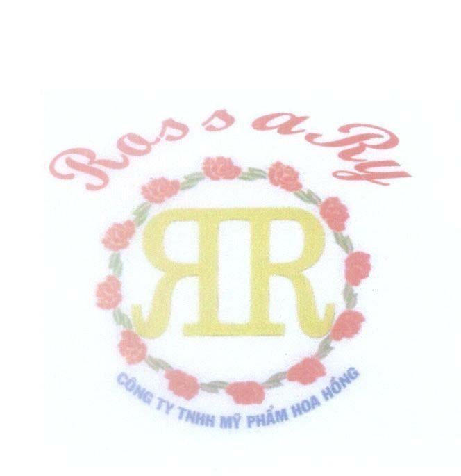 Mẫu nhãn hiệu RR RossaRy Công Ty TNHH Mỹ Phẩm Hoa Hồng