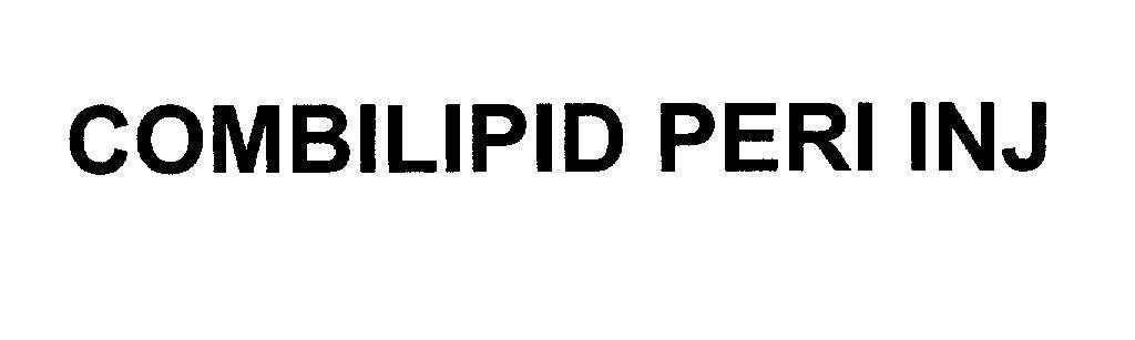 Mẫu nhãn hiệu COMBILIPID PERI INJ