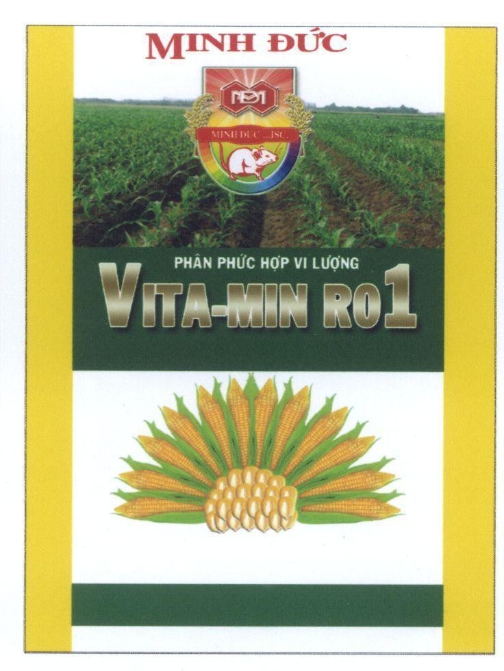 Mẫu nhãn hiệu Minh Đức VITA-MIN R01 Phân Phức Hợp Vi Lượng Minh Đức MĐ MINH DUC.,JSC
