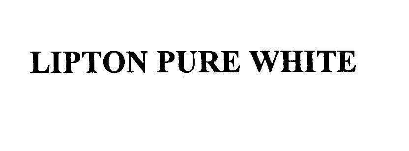 Mẫu nhãn hiệu LIPTON PURE WHITE