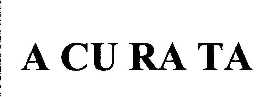 Mẫu nhãn hiệu A CU RA TA