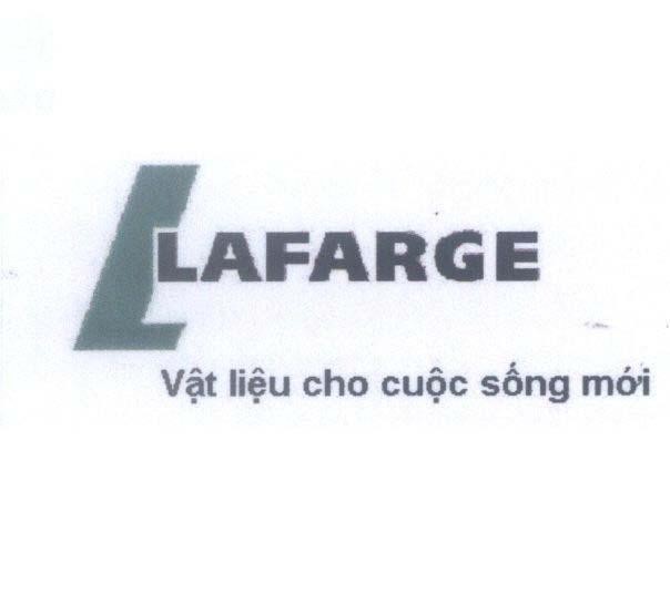 Mẫu nhãn hiệu L LAFARGE Vật liệu cho cuộc sống mới