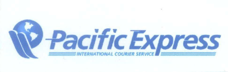 Mẫu nhãn hiệu P Pacific Express INTERNATIONAL COURIER SERVICE
