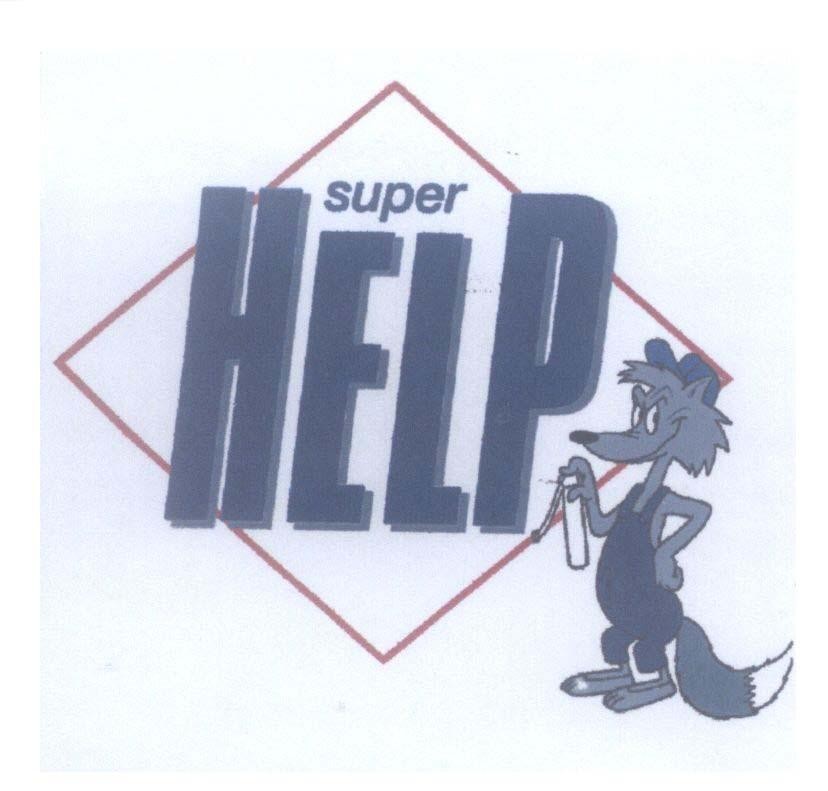Mẫu nhãn hiệu super HELP
