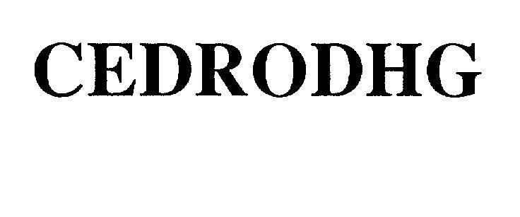Mẫu nhãn hiệu CEDRODHG