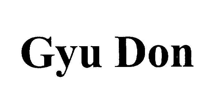 Mẫu nhãn hiệu Gyu Don