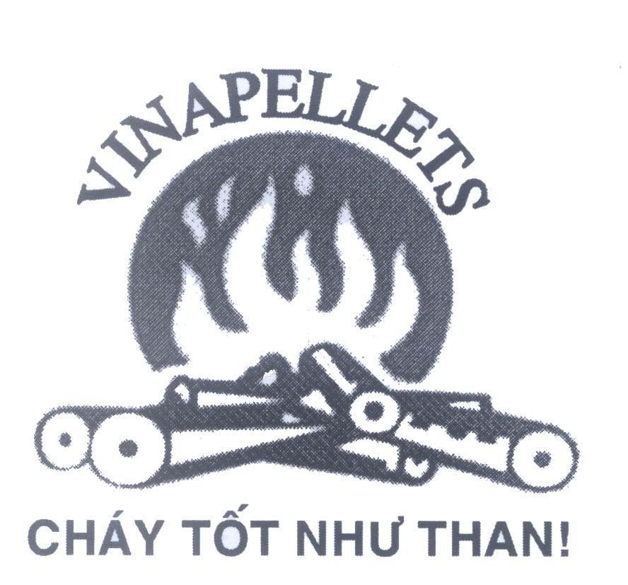 Mẫu nhãn hiệu VINAPELLETS Cháy Tốt Như Than!