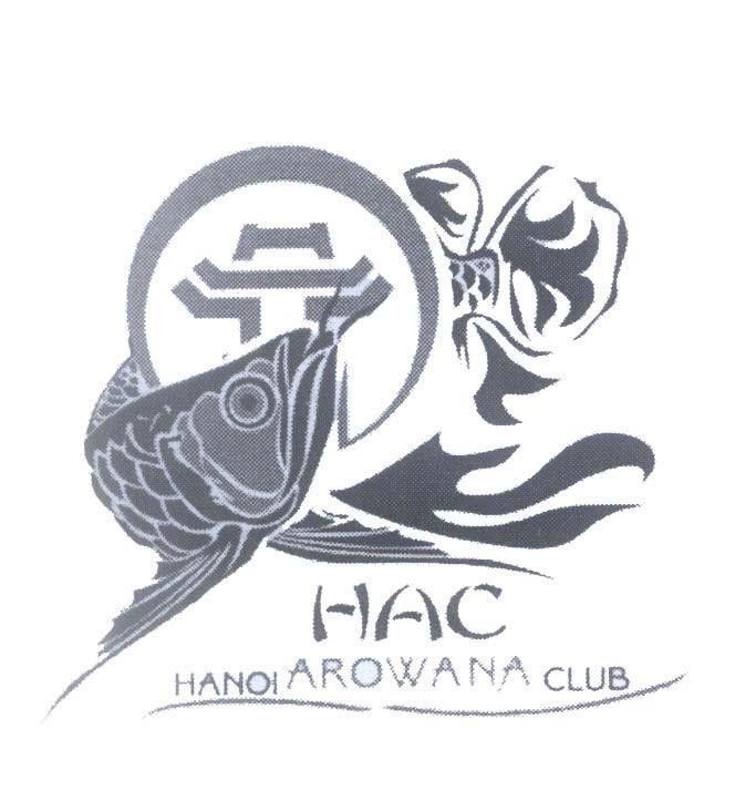 Mẫu nhãn hiệu HAC HANOI AROWANA CLUB
