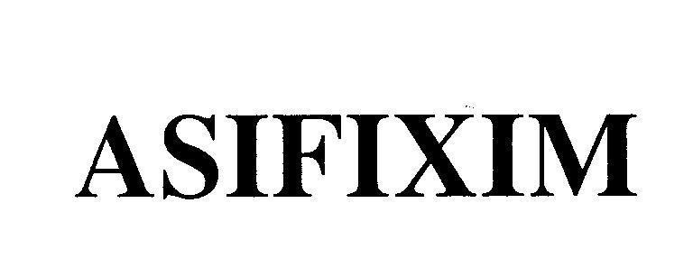 Mẫu nhãn hiệu ASIFIXIM