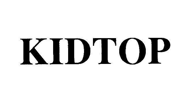 Mẫu nhãn hiệu KIDTOP
