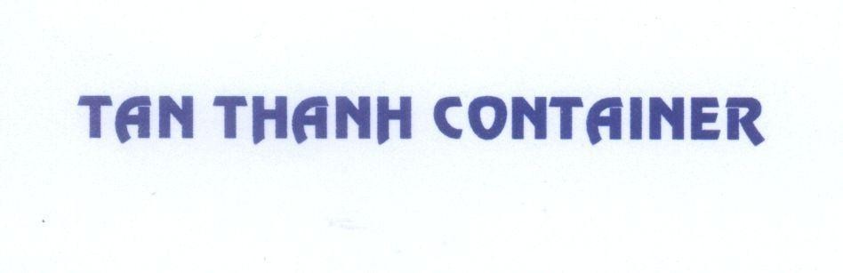 Mẫu nhãn hiệu TAN THANH CONTAINER
