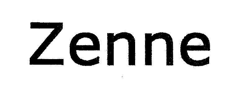 Mẫu nhãn hiệu Zenne