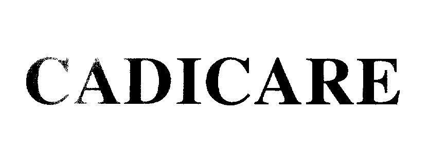 Mẫu nhãn hiệu CADICARE