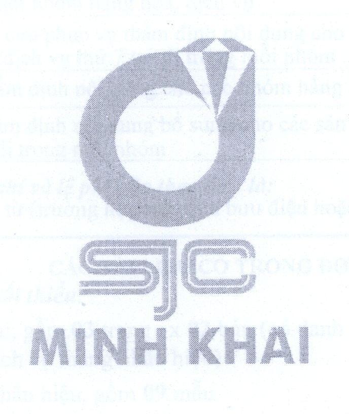 Mẫu nhãn hiệu SJC MINH KHAI