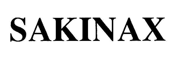 Mẫu nhãn hiệu SAKINAX