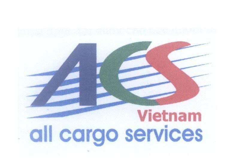 Mẫu nhãn hiệu ACS Vietnam all cargo services