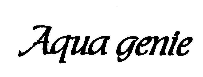 Mẫu nhãn hiệu Aqua genie