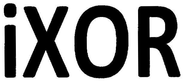 Mẫu nhãn hiệu iXOR