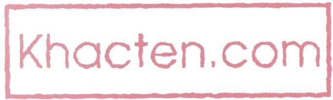 Mẫu nhãn hiệu Khacten.com