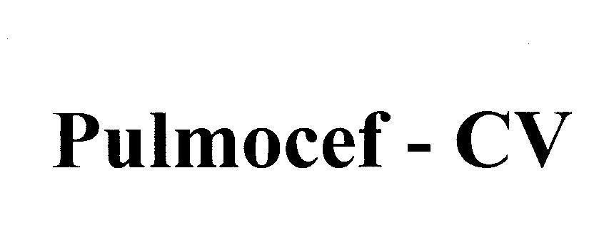 Mẫu nhãn hiệu Pulmocef - CV