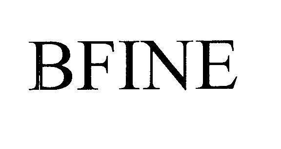 Mẫu nhãn hiệu BFINE