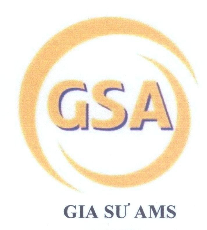 Mẫu nhãn hiệu GSA GIA SƯ AMS