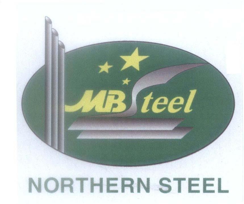 Mẫu nhãn hiệu MB Steel NORTHERN STEEL