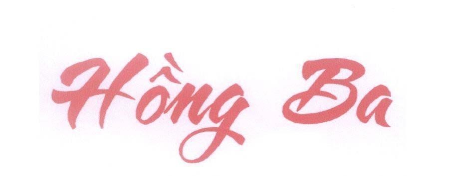 Mẫu nhãn hiệu Hồng Ba