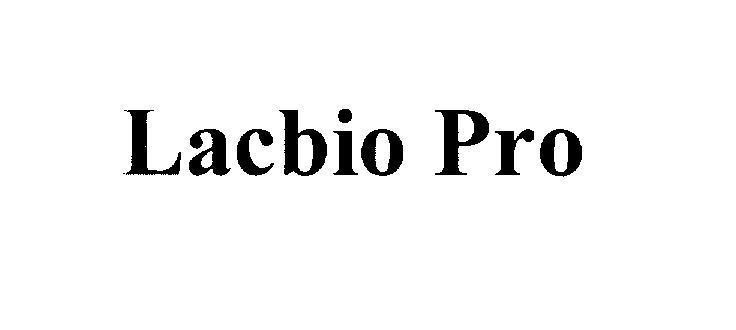 Mẫu nhãn hiệu Lacbio Pro
