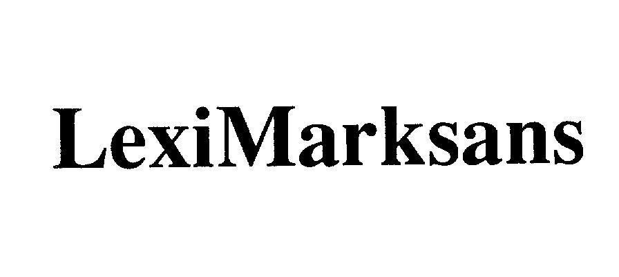 Mẫu nhãn hiệu LexiMarksans