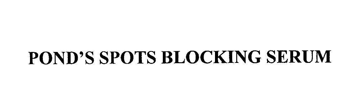 Mẫu nhãn hiệu POND'S SPOTS BLOCKING SERUM