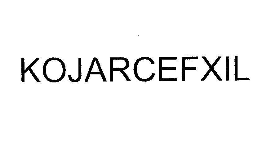 Mẫu nhãn hiệu KOJARCEFXIL