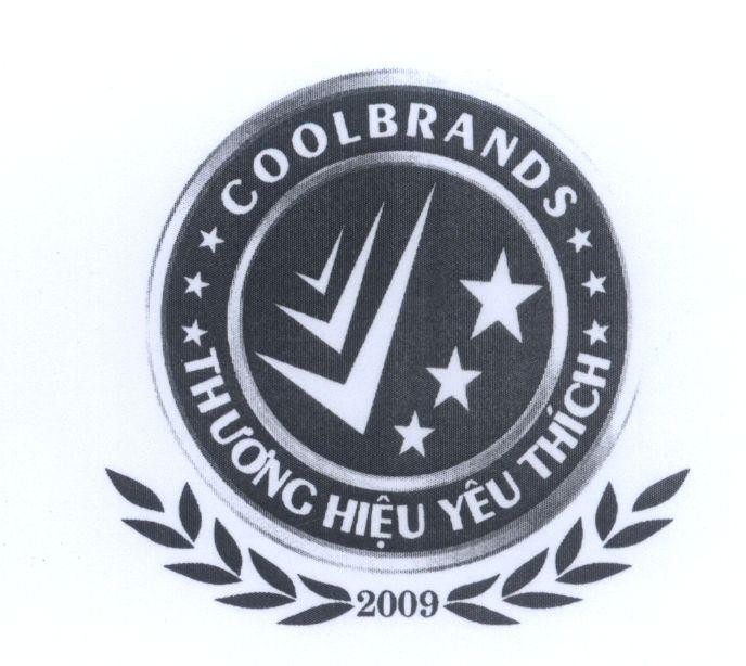 Mẫu nhãn hiệu COOLBRANDS Thương Hiệu Yêu Thích 2009