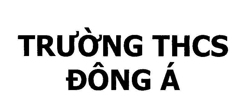 Mẫu nhãn hiệu Trường THCS Đông á