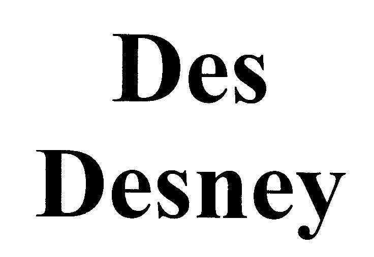 Mẫu nhãn hiệu Des Desney