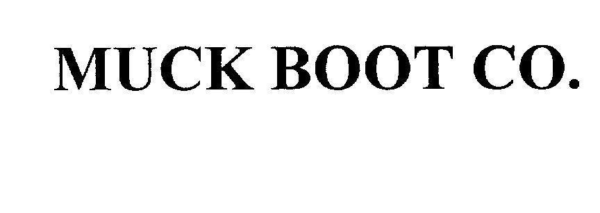 Mẫu nhãn hiệu MUCK BOOT CO.