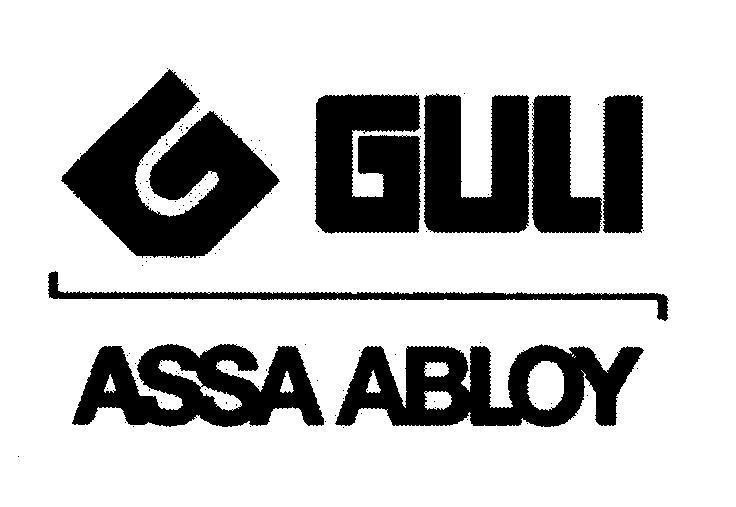 Mẫu nhãn hiệu GULI ASSA ABLOY G