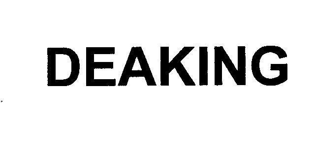 Mẫu nhãn hiệu DEAKING