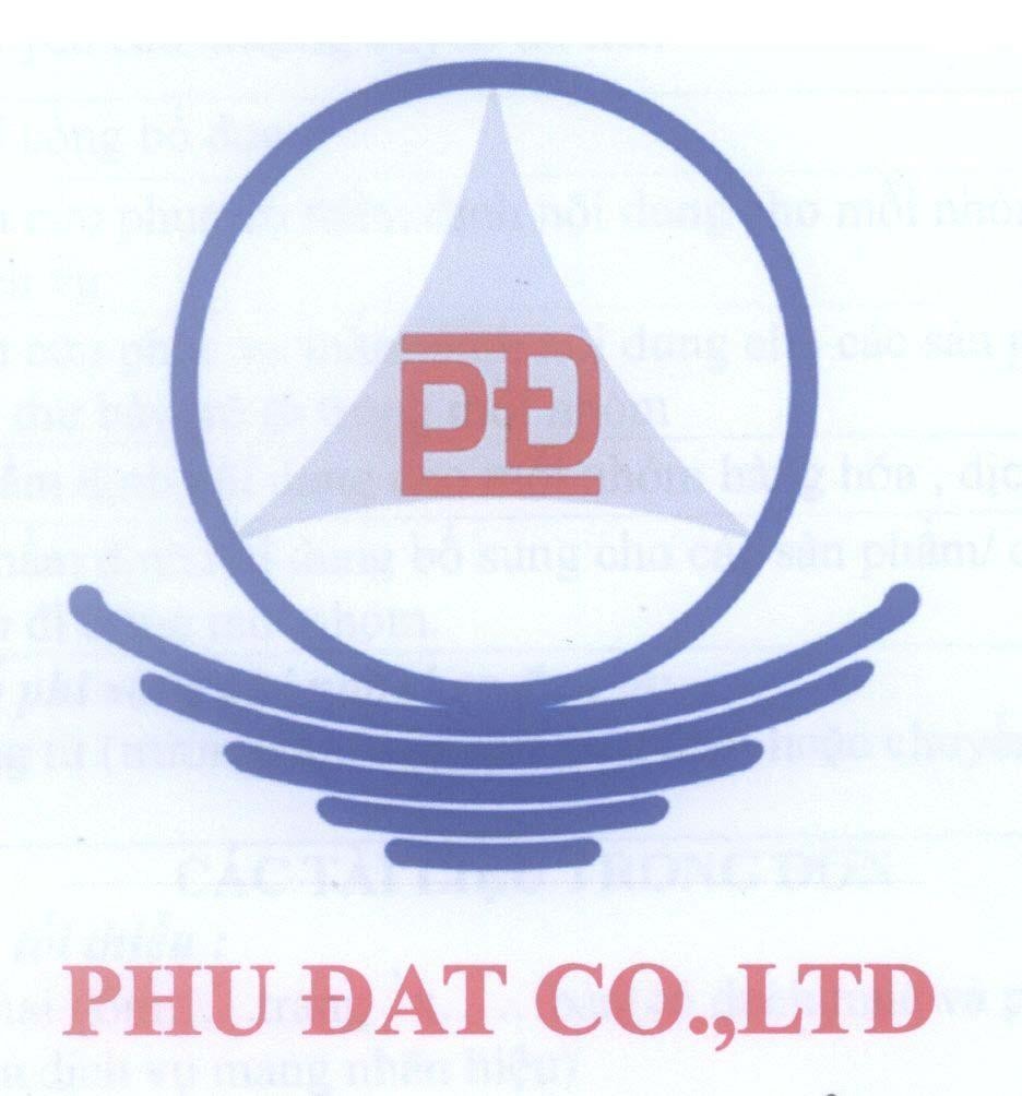 Mẫu nhãn hiệu PHU DAT CO., LTD PĐ