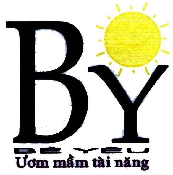 Mẫu nhãn hiệu BY Bé Yêu Ươm mầm tài năng